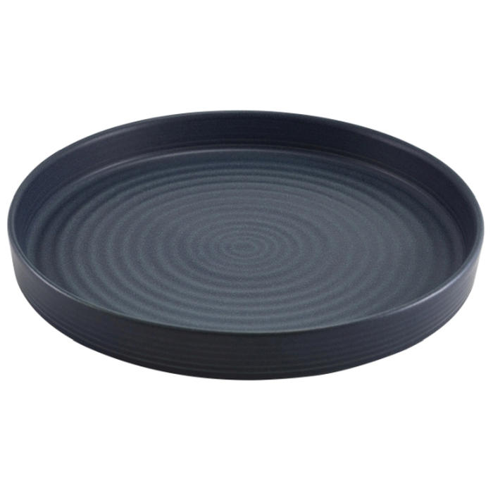 Тарілка з бортом, 26*3,3 см, презентаційна, Terra Stoneware Antigo Denim, GenWare