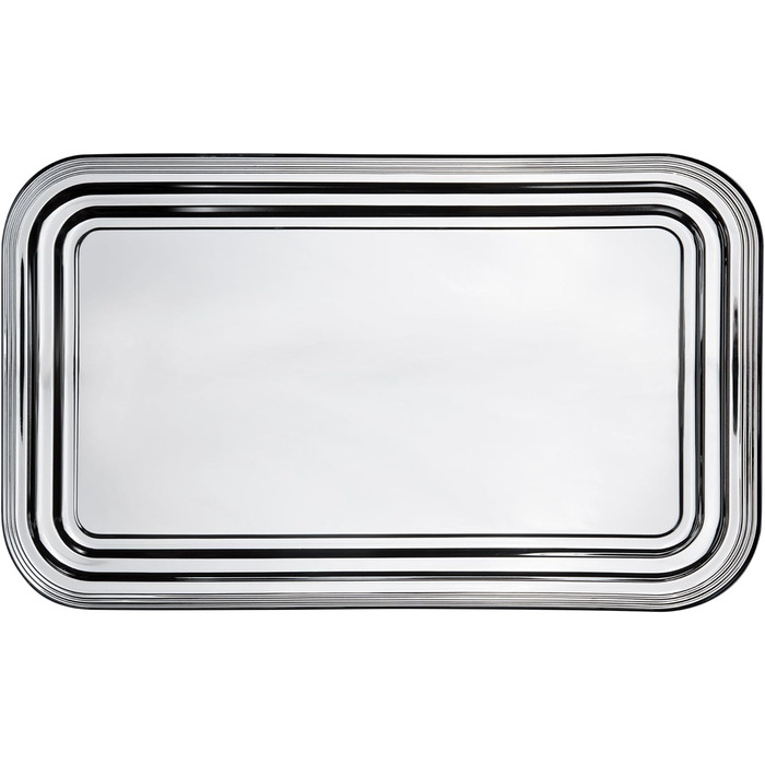 Блюдо для вечеринок / Сервировочное блюдо / Сервировочный поднос / Рыбное ассорти / Фруктовое блюдо Металл 53 см x 32,5 см, 3 шт.