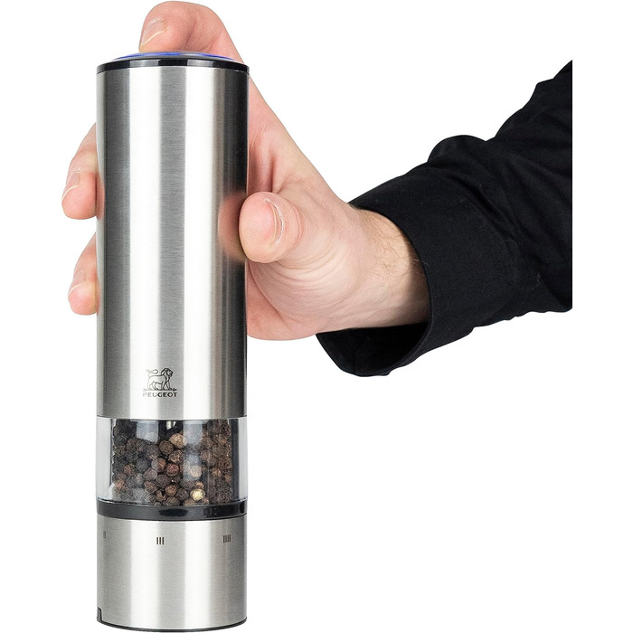 Електричний млин для перцю і солі 20 см з нержавіючої сталі Elis Sense u'Select