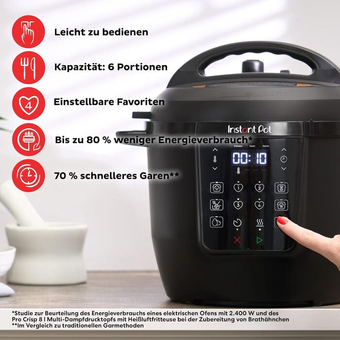 Мультиварка 5,7 л 1000 Вт Instant Pot