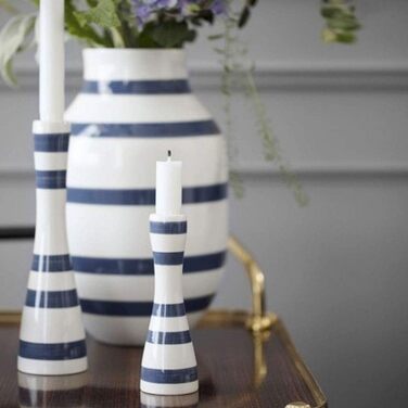 Подсвечник 24 см синий Omaggio Kähler