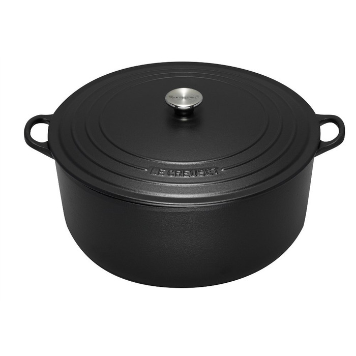 Каструля / жаровня 34 см, чорний Le Creuset