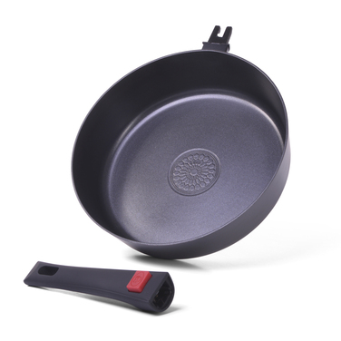 Глубокая сковорода Fissman OFELIA 28x7,5 см со съемной ручкой (14253)