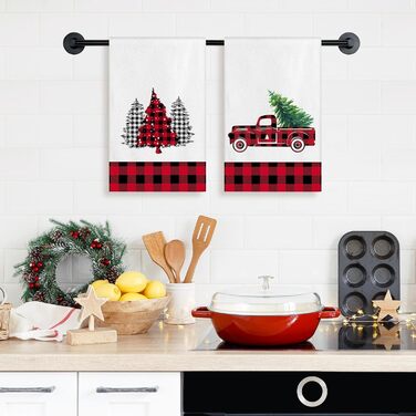 Набір з 4 різдвяних кухонних рушників 45 x 65 см, набір N Ohok