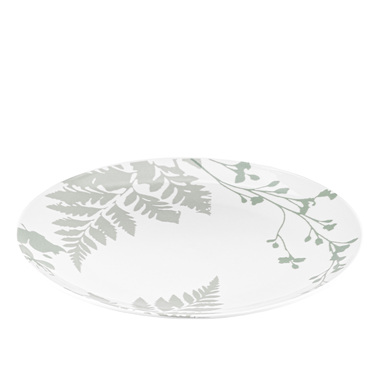 ARDESTO Тарілка обідня Capri, 26.8см, порцеляна, біло-зелений