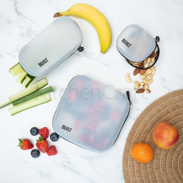 Контейнер для їжі Built, силіконовий, 16 х 16 см