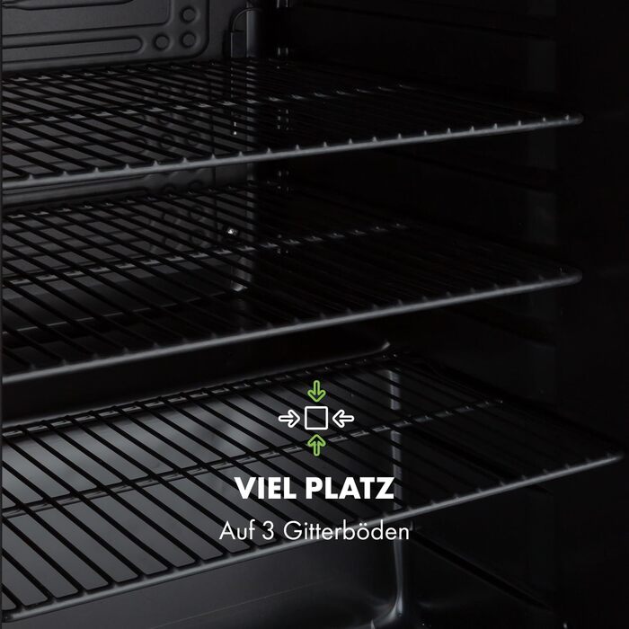 Міні-холодильник зі скляними дверцятами 70 л червоний Klarstein