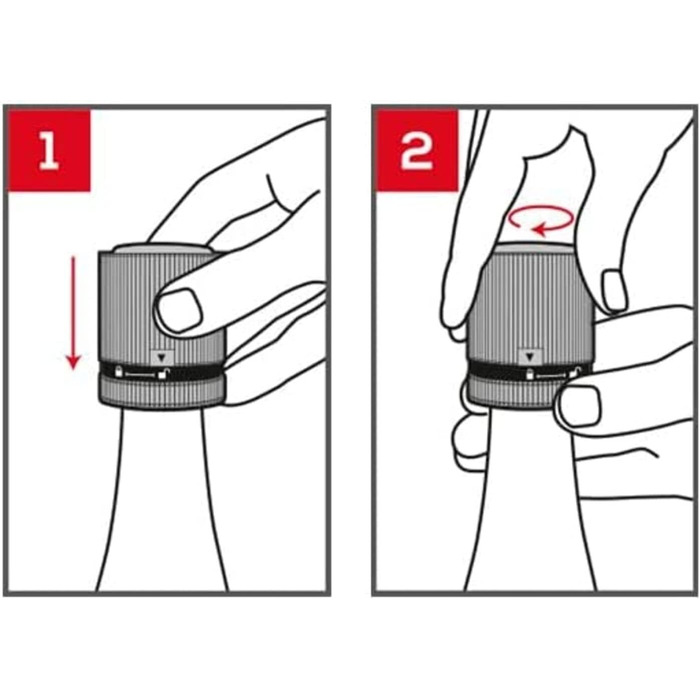 Линия - Пробка для шампанского - Для герметичного укупоривания и хранения открытых бутылок игристого вина - Гарантия 5 лет - Подарок от вина - Алюминиевые краски