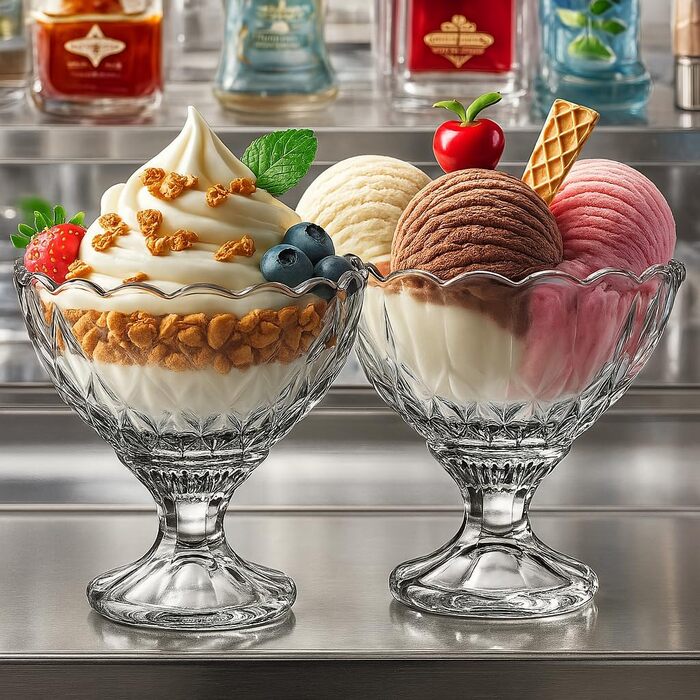 Набір креманок для мороженого 6 шт. 200 мл My-goodbuy24