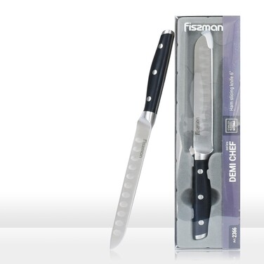 Нож для тонкой нарезки Fissman DEMI CHEF 15 см (2366)