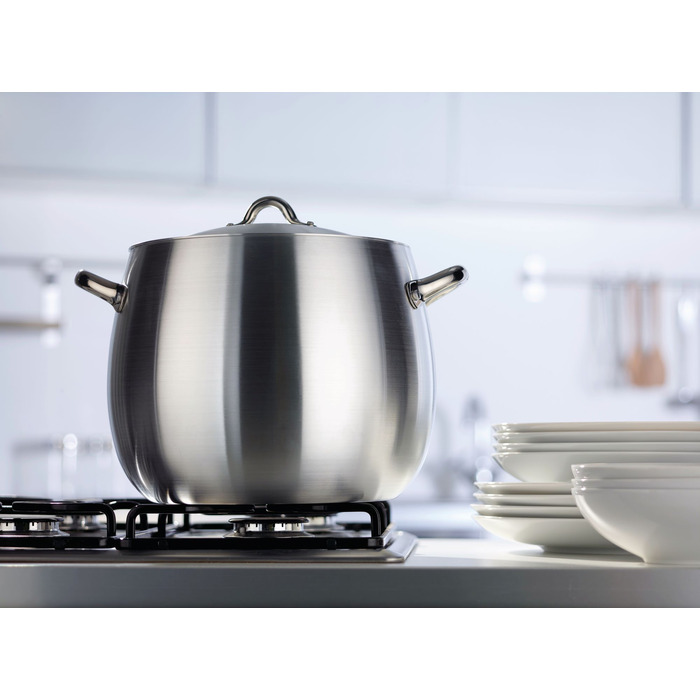 Кастрюля 26 см 14 л черная Mami Alessi