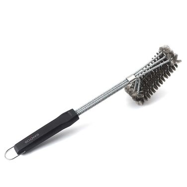 Щетка для гриля трехрядная, нержавеющая сталь, 45 см Santos