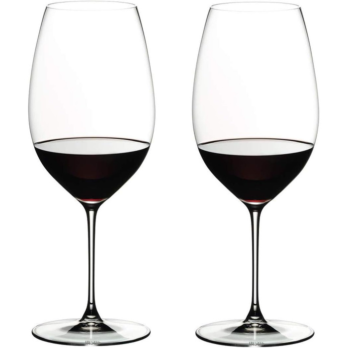 Набор бокалов для красного вина из 2 предметов, хрустальный бокал (Новый Свет, Шираз), 6449/07 Riedel Veritas Old World Pinot Noir