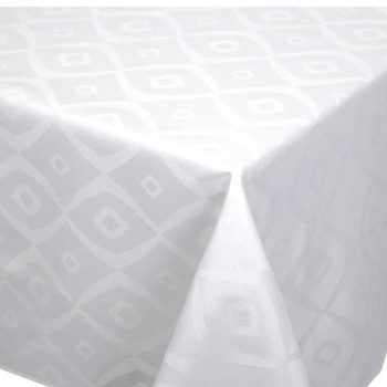 Скатертина 150 х 200 см (білий), 100% поліестер Tradilinge Brunch Blanc