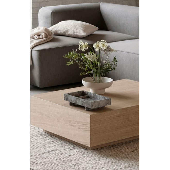 Мармуровий піднос -ABENTO- Органайзер для сервірувальних підносів 7,5x30x18 см (ДxШxВ) (66662) (7,5 x 30 x 18 см, акуляча шкіра)