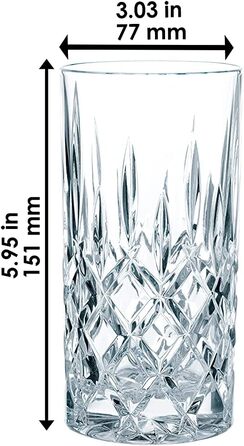 Набір склянок для лонг-дрінків 375 мл, 4 предмети, Noblesse Nachtmann