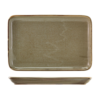 Страва прямокутна 30х20 см, Terra Porcelain Grey, GenWare