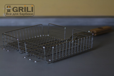 Маленькая решетка-гриль для барбекю 31 х 26,5 см GRILLI