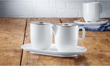 Цукорниця і молочник з підстаканником, набір 3 предмети Barista WMF