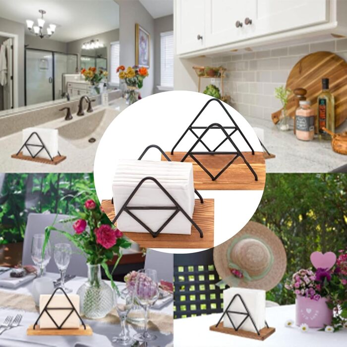 Тримач для серветок дерев'яний вінтажний Eruceky