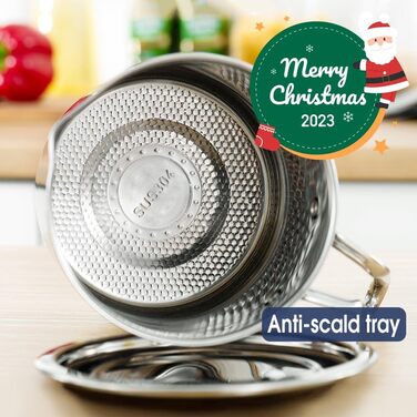 Сепаратор для відділення жиру 2 л, сріблястий Chihee