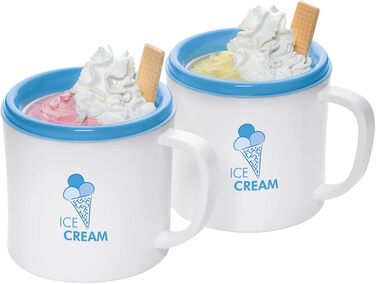 Виробник морозива Clatronic до 1500 мл Сорбет, морозиво, заморожений йогурт Час приготування 20-40 хвилин Вкл. пропозиції рецептів Отвір для заправки Виробник морозива з холодним зберіганням ICM 3764 (2x500 мл)