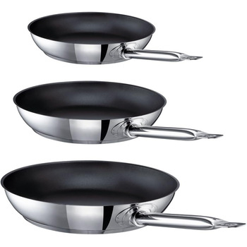 Алмазний герметик набір каструль з нержавіючої сталі 163059-20 -24-28, алюмінієва капсульна основа ecotherm