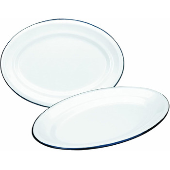 Тарілка сервірувальна, овальна Ibili Blanca