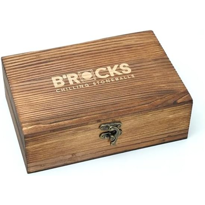 Охолоджувальні камені преміум-класу для віскі 3 шт B'ROCKS