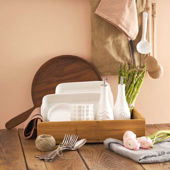 Піднос квадратний La Porcellana Bianca MENAGE, порцеляна, 16,5 х 16,5 см