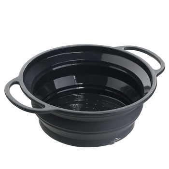 Дуршлаг складной черный Kuchenprofi