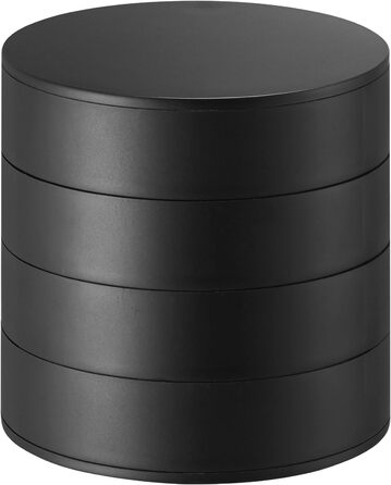 Скринька для прикрас Yamazaki Tower, смола ABS, чорна, один розмір