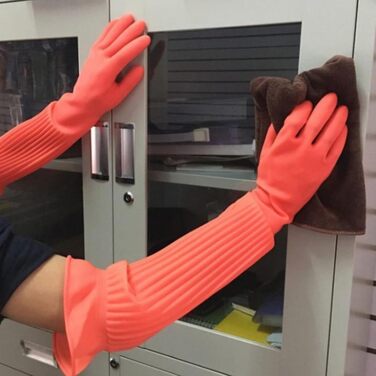 Рукавички для миття посуду 56 см Dirfuny