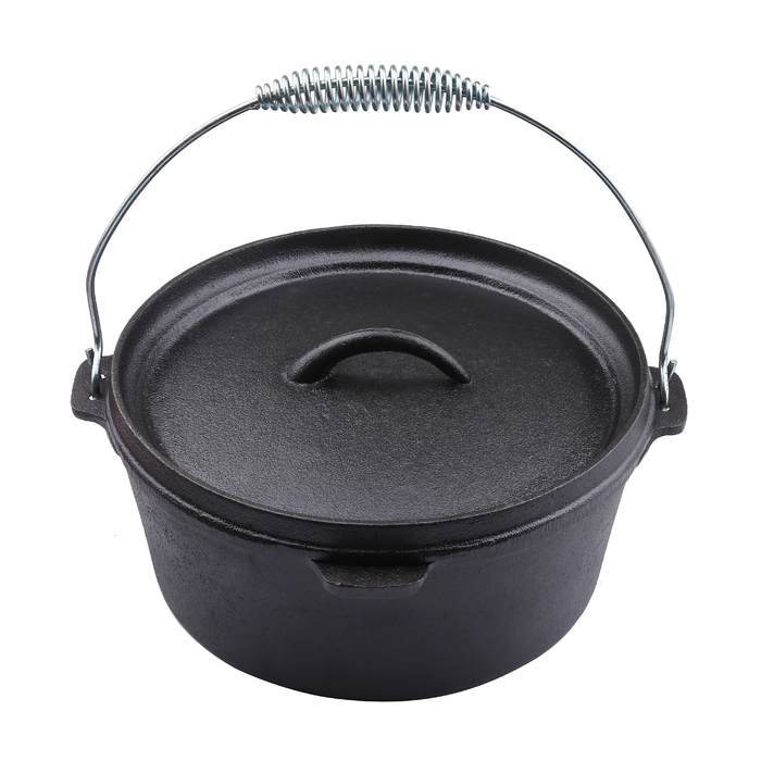 Казан голландський мангал чавунний 4 л. GRILLI