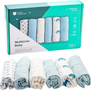 Набір із 6 рушників для дітей 30 х 30 см KOALA BABYCARE