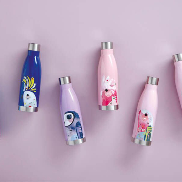 Пляшка металева Maxwell Williams Parrot PETE CROMER, з подвійними стінками, 500 мл