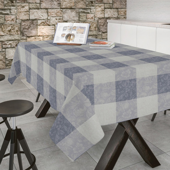 Скатертина Aitana textil Millet Gris, полікотон, 140 х 250 cм