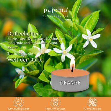 Чайні свічки 3 x 30 шт. ароматизовані pajoma