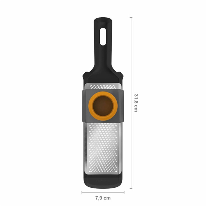 Терка Fiskars Functional Form мелкая для цедры лимона, имбиря, шоколада (1014412)