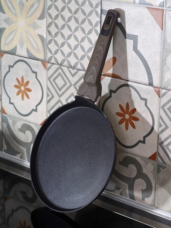 Сковорідка для млинців Fissman MELANI 22 см алюміній з антипригарним покриттям (4248)