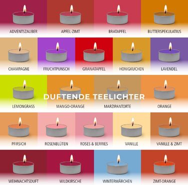 Чайні свічки 3 x 30 шт. ароматизовані pajoma