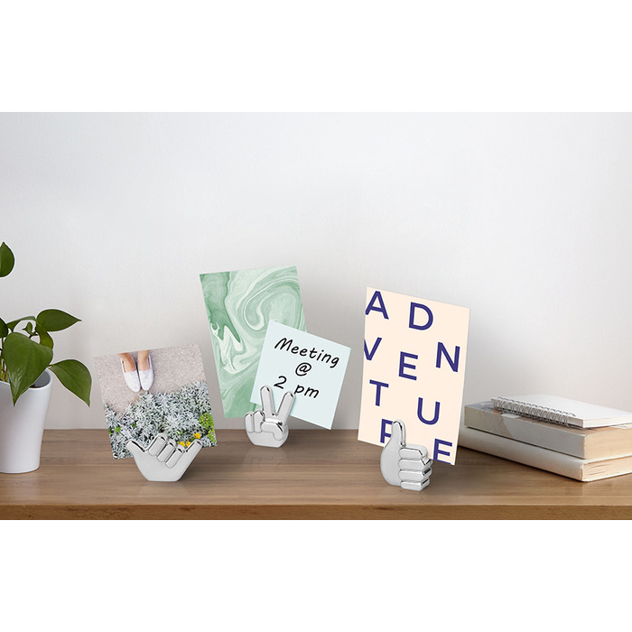 Держатели для фотографий 5х7х2 см металлик Handsup Umbra