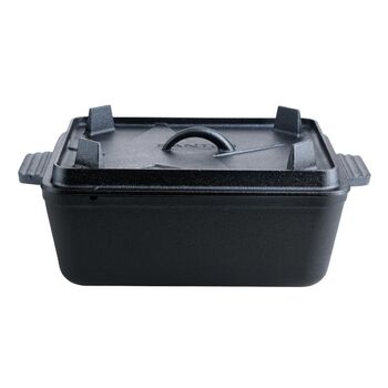 Форма для випікання хліба чавунна 34х24х14,5 см з кришкою Santos