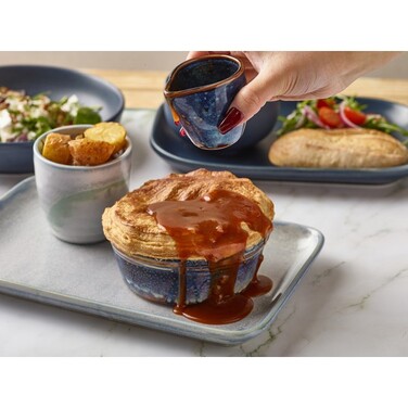 Форма для пирога 13.6 см, Terra Porcelain Aqua Blue, GenWare