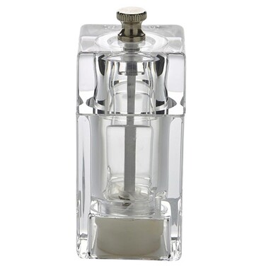 Мельница для соли и перца квадратная, 10 см, акрил, GenWare