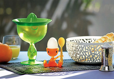 Тримач для яйця 8х11,5х9 см блакитний Cico Alessi