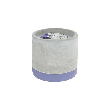 Свічка Bougies La Française у кашпо BETON, лаванда-лемонграс, 9 х 9 х 7,5 см, 180 г