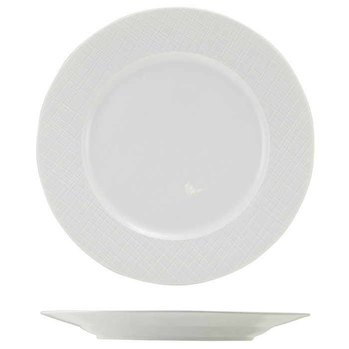 Тарілка 23 см, Incise Porcelain Lavara, GenWare