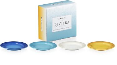 Набір тарілок 17 см різнокольоровий Riviera Le Creuset