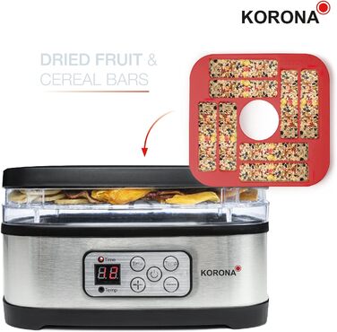 Дегидратор на 5 полок, 240 Вт Korona